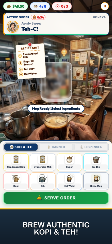Brew Authentic Kopi & Teh